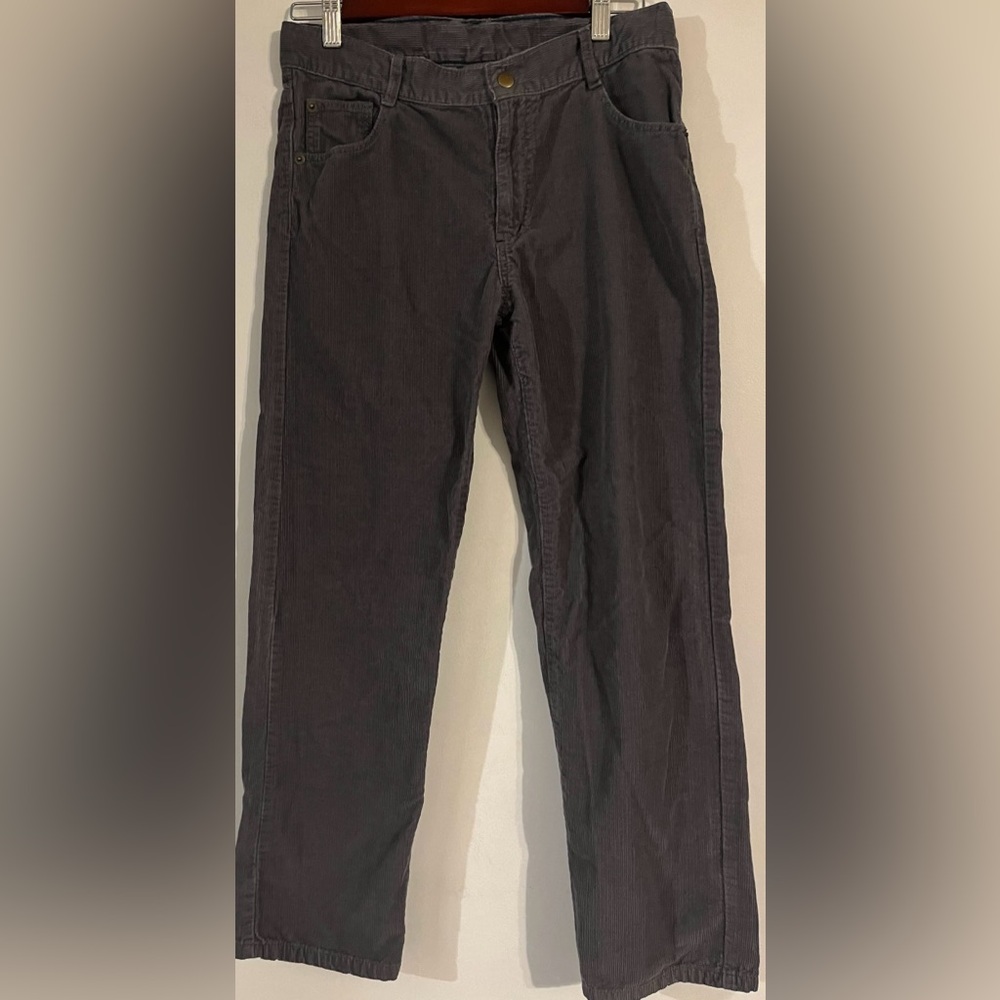 Just Max Size 16 Boys' Gray Corduroy Pants - like new